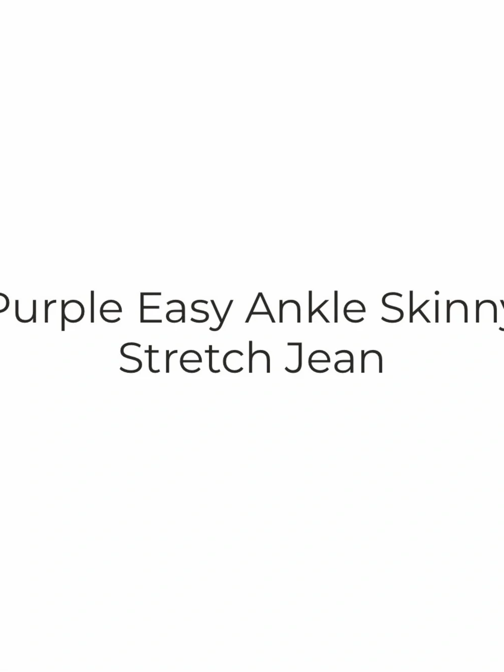 Rock Revival Purple Easy Ankle Skinny Stretch Jean EUC SZ 36 - Picture 15 of 15